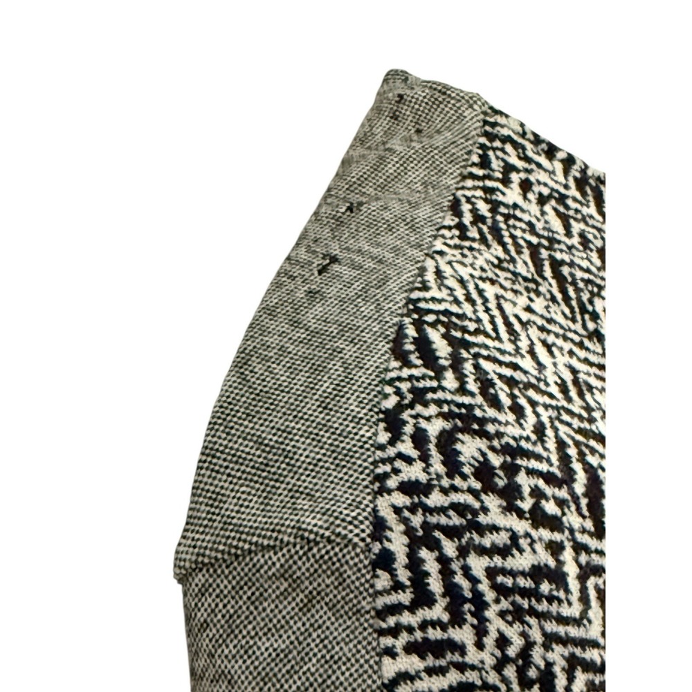 Stella McCartney Dress 46 Wool Blend Textured Knit Asymmetrical Hem Minimalist - Picture 7 of 16